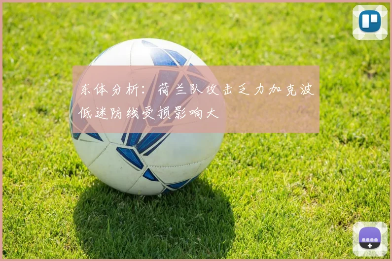 东体分析：荷兰队攻击乏力加克波低迷防线受损影响大